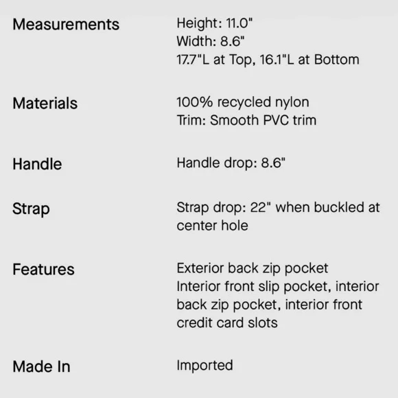 Kate Spade Chelsea weekender bag, black recycled nylon - Picture 7 of 7